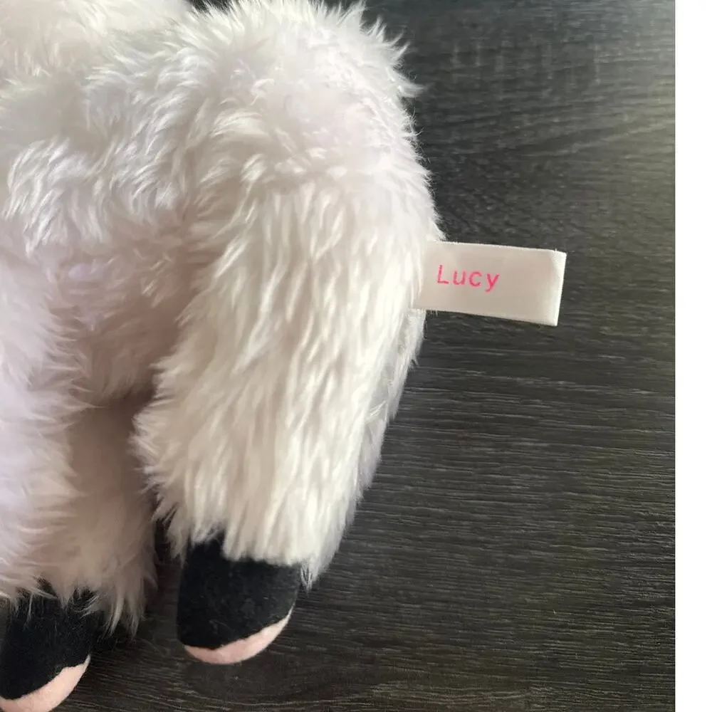 New With Tags Vintage Russ Lucy Lamb Plush Made In Korea Jingle Bell‎